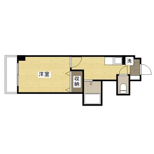 横田第二ビル【4階】の間取り