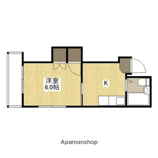 フラワービル【2階】の間取り