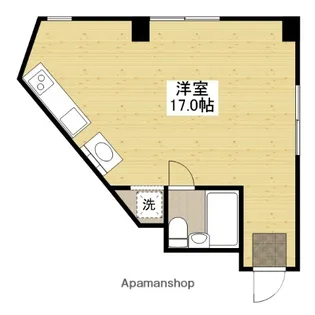 1969ビル【5階】の間取り
