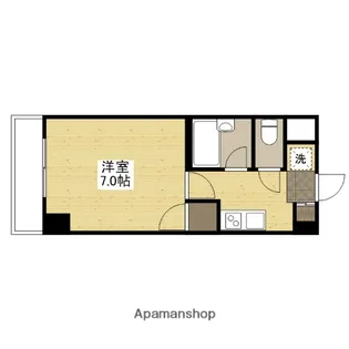 フルールナカガワⅢ【3階】の間取り