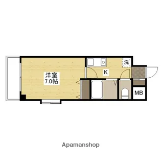 エスポアール楠木【3階】の間取り