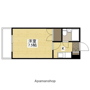 大芝グリーンコーポ【3階】の間取り
