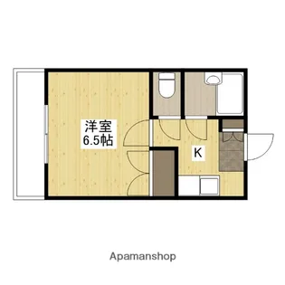 新庄リバービル【2階】の間取り