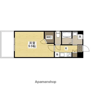 ロアール天満【7階】の間取り