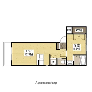 ライブタウン中央通り【9階】の間取り