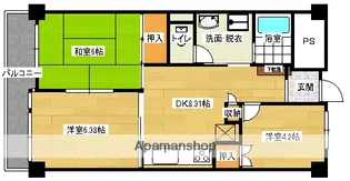 クレスト東雲【4階】の間取り