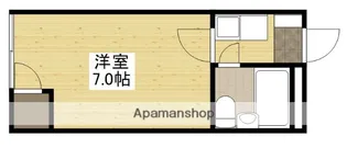 ドラゴン五日市【2階】の間取り