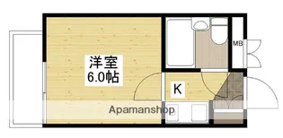 ドラゴン五日市【3階】の間取り