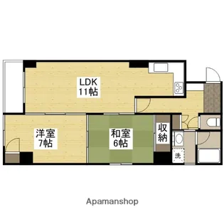 ベルソーレ松本【2階】の間取り