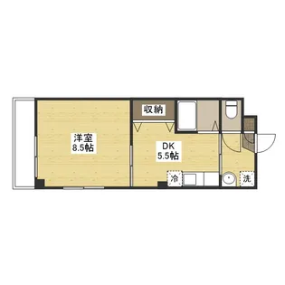 アスリート・リヨービル【2階】の間取り