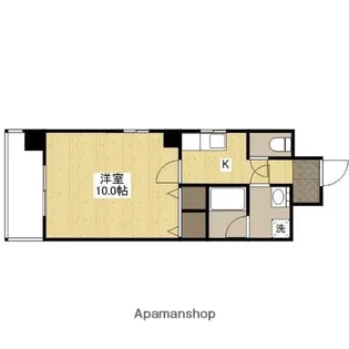 ジェイシティ八丁堀【12階】の間取り