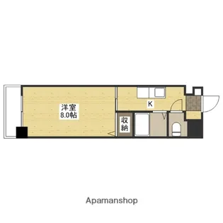 ゴーウェル富士見町【2階】の間取り