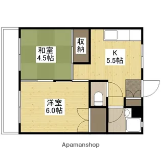 タカハシビル【4階】の間取り