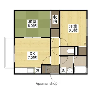 セジュールISHIDA A棟【2階】の間取り