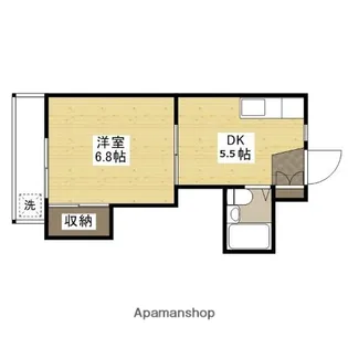 コーポカワモト【2階】の間取り
