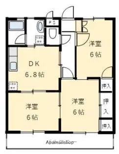 プリンス桜【2階】の間取り