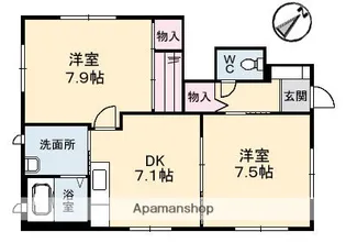 DOLCES【1階】の間取り