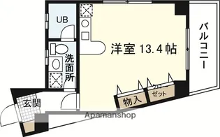 ウィステリア観音【4階】の間取り