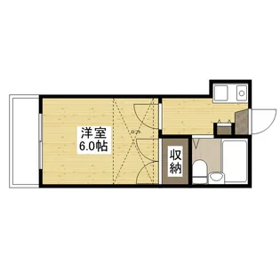 ベストハウス戸坂【1階】の間取り