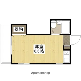 コーポカミカワ(中央コーポ)【2階】の間取り
