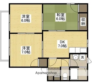 メゾンルミエール【1階】の間取り