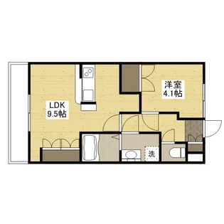 アマレーナ【1階】の間取り