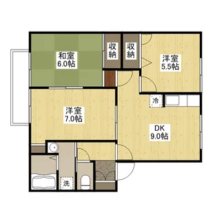 フォーレスISHIDA C棟【2階】の間取り