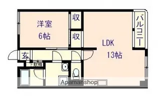 高陽第一センタービル【3階】の間取り