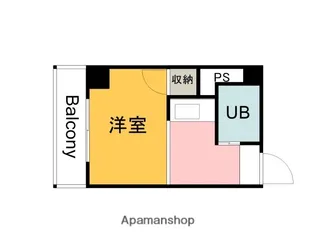 クオレマンションクサツ【3階】の間取り
