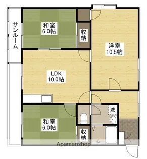 第一加登コーポラス【2階】の間取り