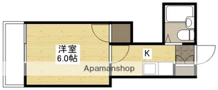 サンライフ東雲【5階】の間取り