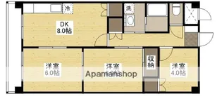 正岡ビル【6階】の間取り