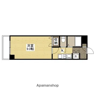 ウィンディア宮内【6階】の間取り