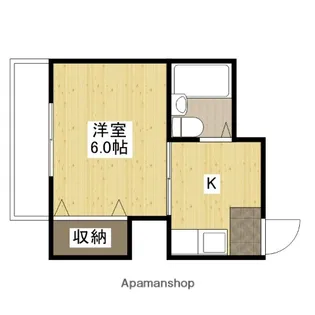 リヴィエラⅡ【5階】の間取り