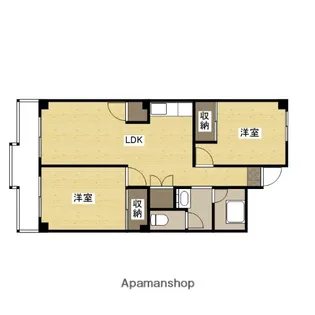 牛田みのりマンション【2階】の間取り