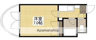 エステート上天満【4階】の間取り