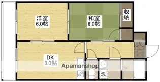 シャインハウスE棟【2階】の間取り