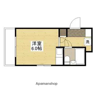 ダイアパレス比治山公園【6階】の間取り