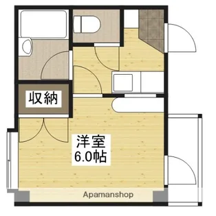 エステート三滝【5階】の間取り