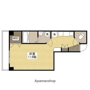 ノースワン庚午【605号室】の間取り