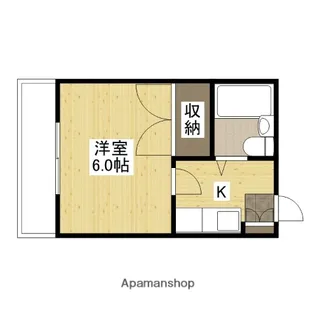 メゾンジュネス【2階】の間取り