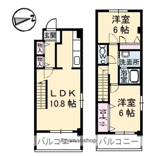 ファミールアビタシオン【3階】の間取り