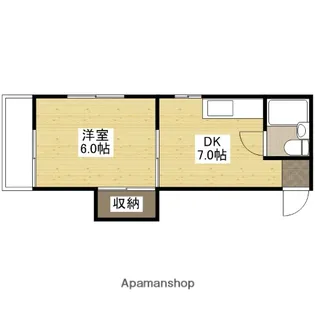 山岡ビル【4階】の間取り