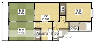 メゾン庚午【1階】の間取り
