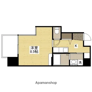 A・REST中町【3階】の間取り