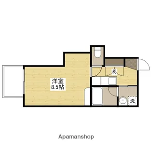 A・REST中町【6階】の間取り