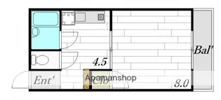 山本ビル【3階】の間取り