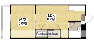 サンシティ洋光【1階】の間取り