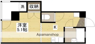 宇品丸八ビル【5階】の間取り