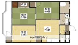 中川ビル【3階】の間取り